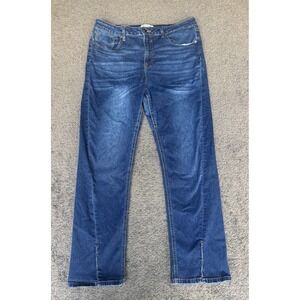 Vigoss Straight Jeans‎ Men's 32 Blue Denim Cotton Stretch Medium Wash 5-Pockets